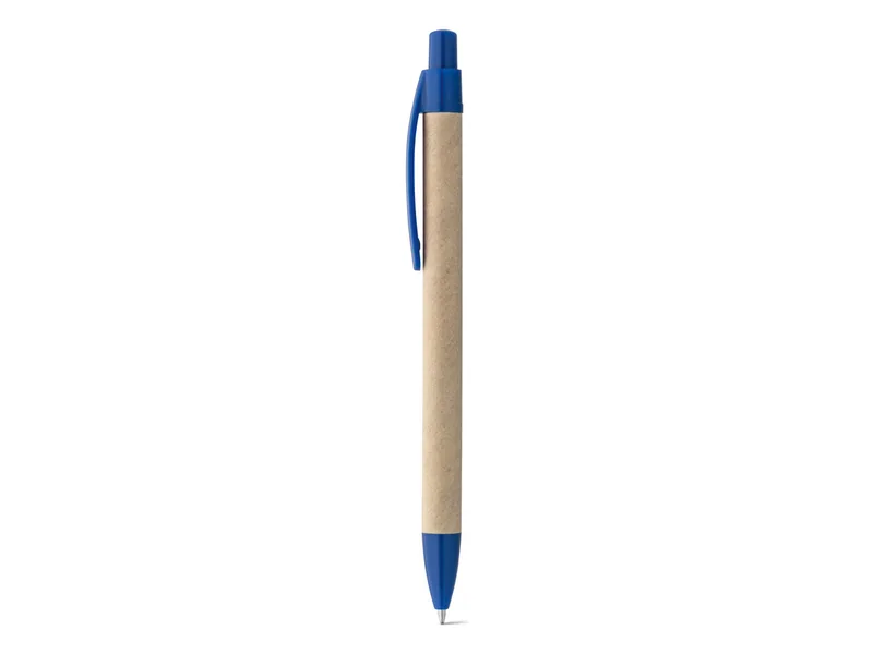 Bolígrafo Remi de papel kraft reciclado, personalizado con logo